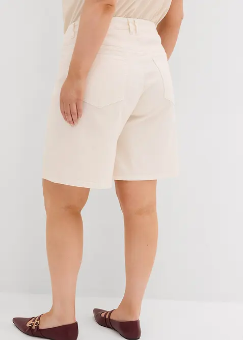 Jeans bermuda, mid waist, bonprix