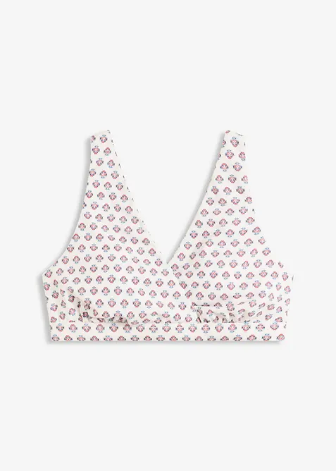 Bralette bikinitop met V-hals, bonprix