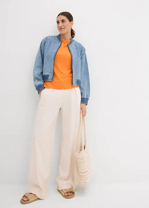 T-shirt van soepele viscose, bonprix