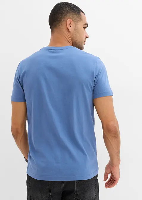 T-shirt van biologisch katoen, slim fit, bonprix