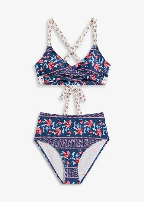 Bralette bikini (2-dlg. set) in wikkellook, bonprix