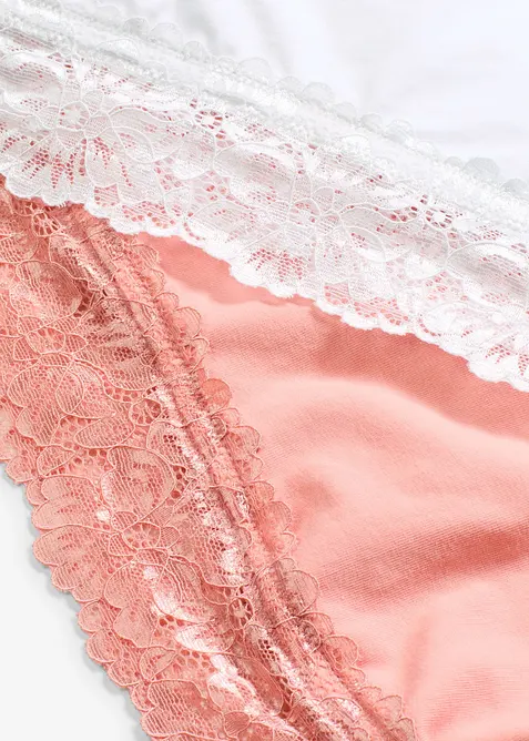 Bandeau bh (set van 2) met biologisch katoen, bonprix