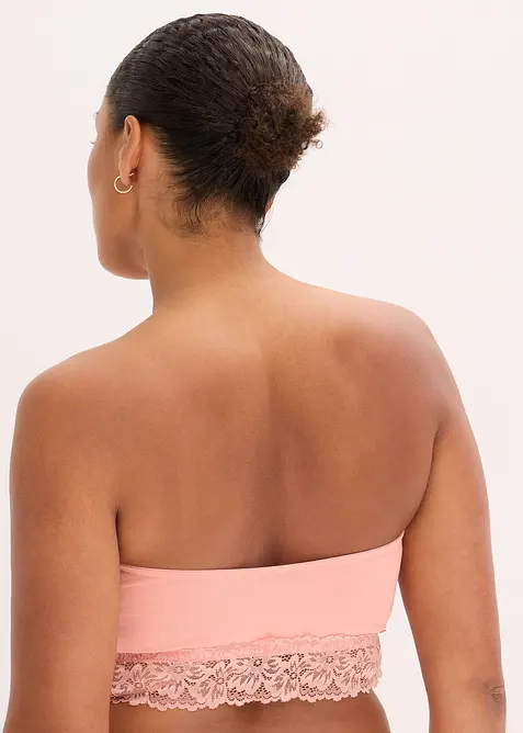 Bandeau bh (set van 2) met biologisch katoen, bonprix