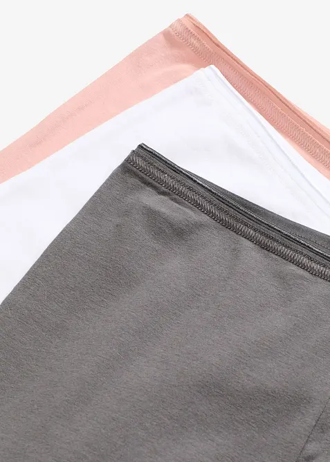 Lange damesboxer met biologisch katoen (set van 3), bonprix