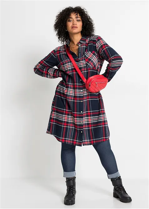 Overhemdjurk van puur katoen, bonprix