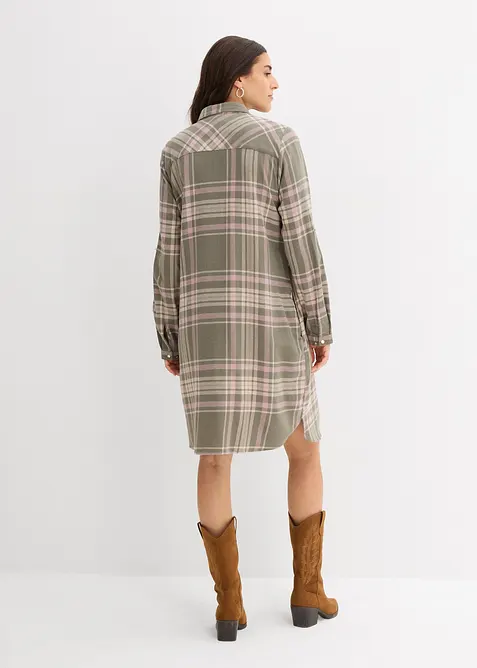 Overhemdjurk van puur katoen, bonprix