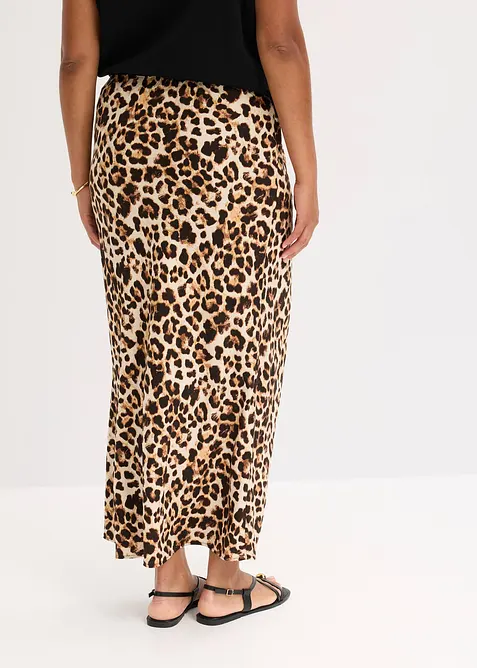 Midi rok van soepele viscose, bonprix