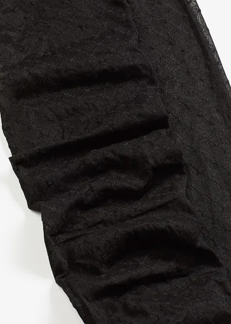 Panty 30 den in netlook met stippen, bonprix