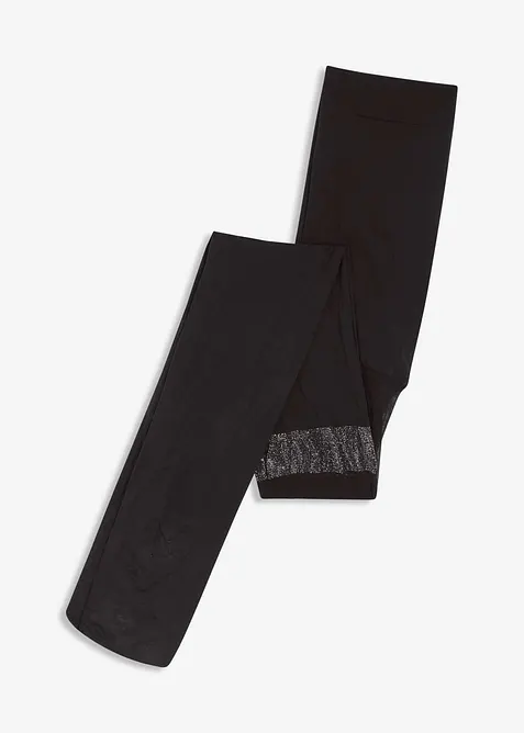 Overknee panty 70 den met glinsterende boord, bonprix