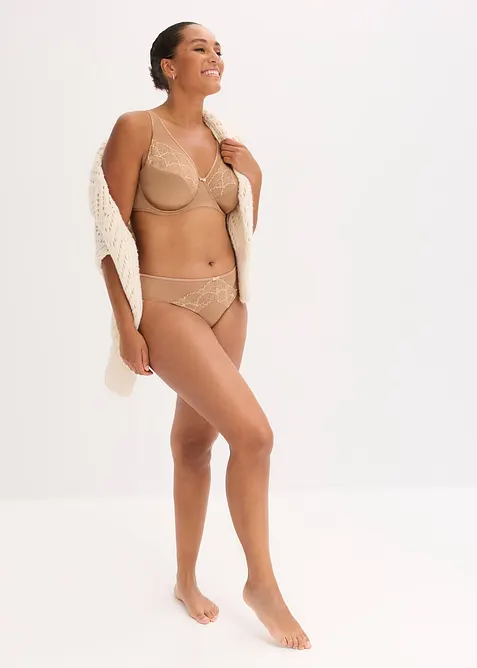 Beugel bh met glanzend effect (set van 2), bonprix