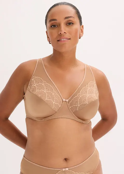 Beugel bh met glanzend effect (set van 2), bonprix