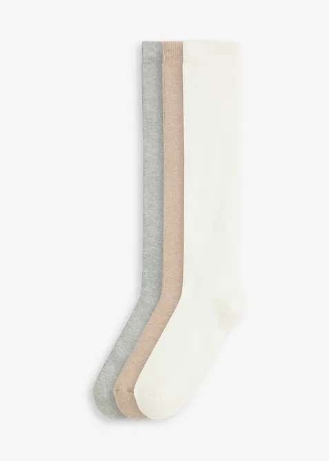 Thermo kniekousen met zacht frotté binnenin (3 paar), bonprix