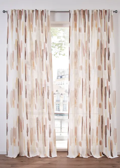 Gordijn met strepen (1 stuk), bonprix