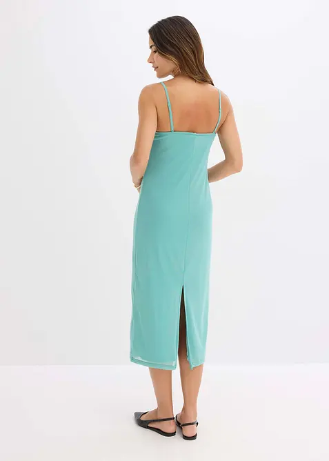 Maxi jurk met diep decolleté, bonprix