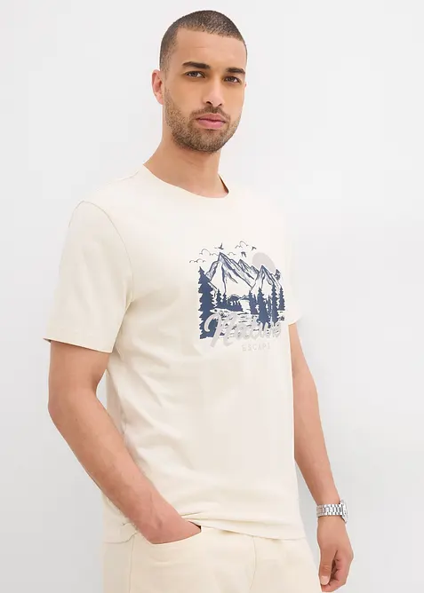 T-shirt van biologisch katoen, bonprix