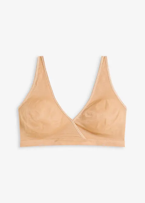 Bralette van glanzend materiaal, bonprix