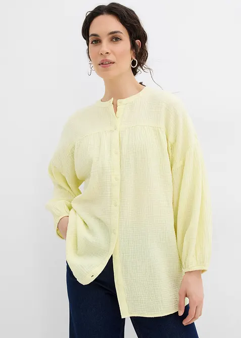 Katoenen blouse van mousseline, bonprix