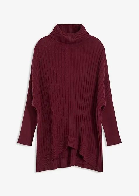 Oversized poncho trui, bonprix