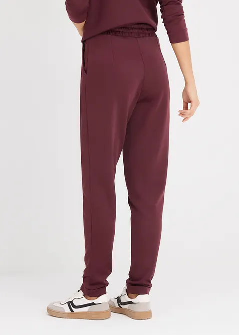 Chino broek van scuba, bonprix