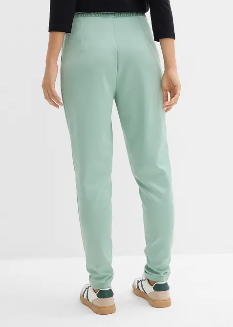 Chino broek van scuba, bonprix
