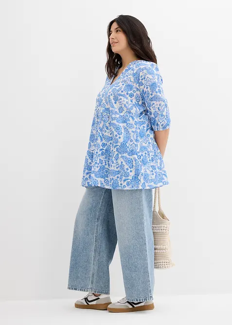 Lange tuniek van katoen, bonprix