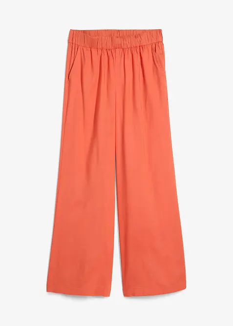 Wijde palazzo broek met comfortband, bonprix