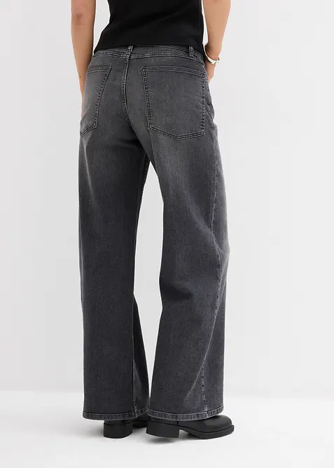 Wide leg jeans, high waist, bonprix