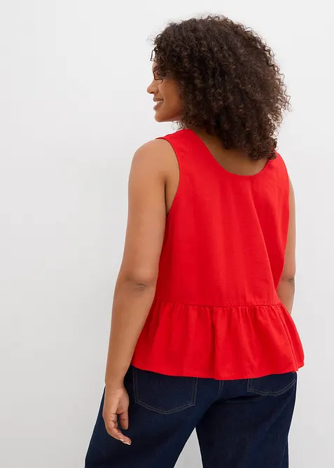 Blouse in een luchtige linnenmix, bonprix