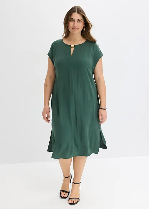 Jurk van getructureerd materiaal, bonprix