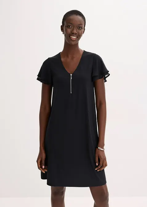 Shirtjurk met chiffon mouwen, bonprix