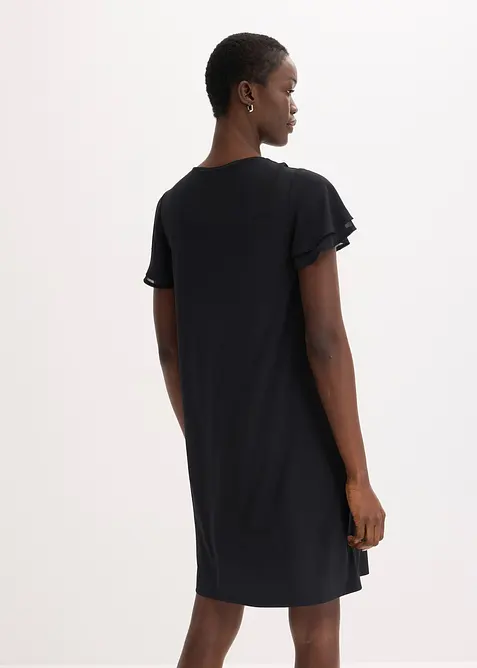Shirtjurk met chiffon mouwen, bonprix