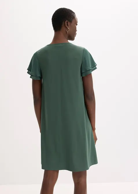Shirtjurk met chiffon mouwen, bonprix