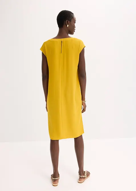 Jurk van getructureerd materiaal, bonprix