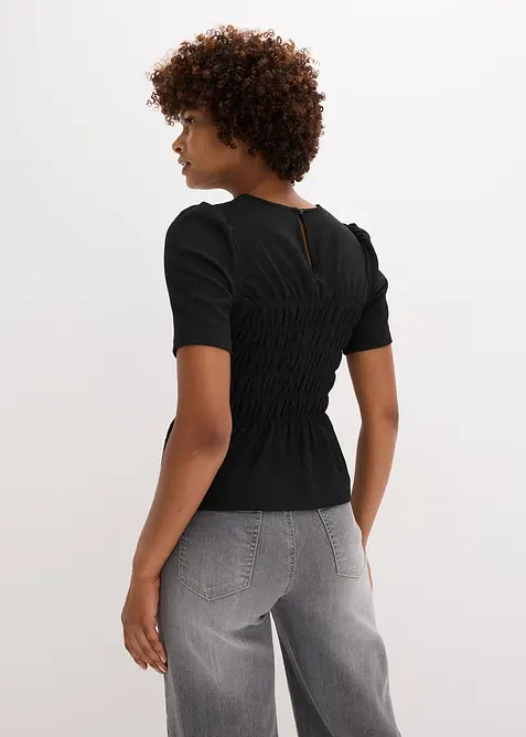 Shirt met smokwerk, bonprix