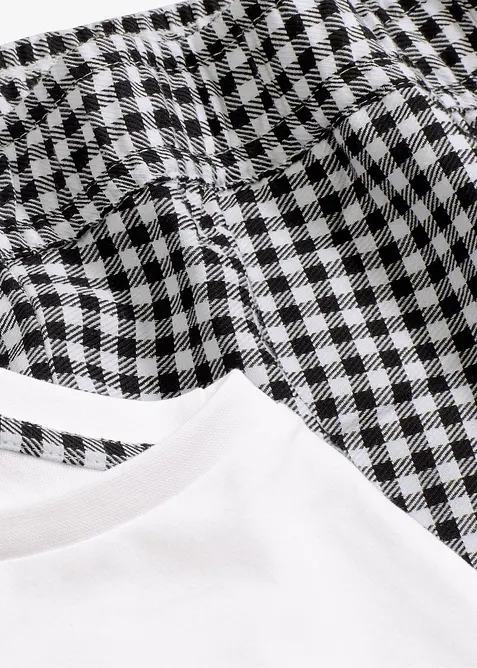 Oversized shortama met een geweven short, bonprix