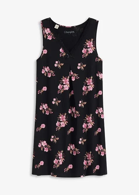 Kort nachthemd van een zachte viscosemix, bonprix