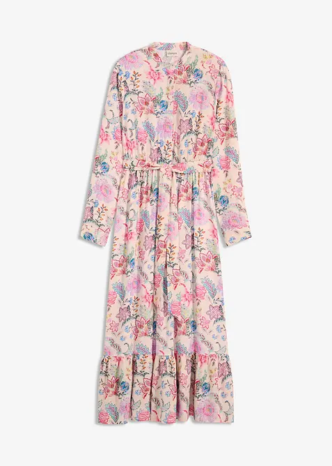 Maxi jurk met een bloemenprint, bonprix