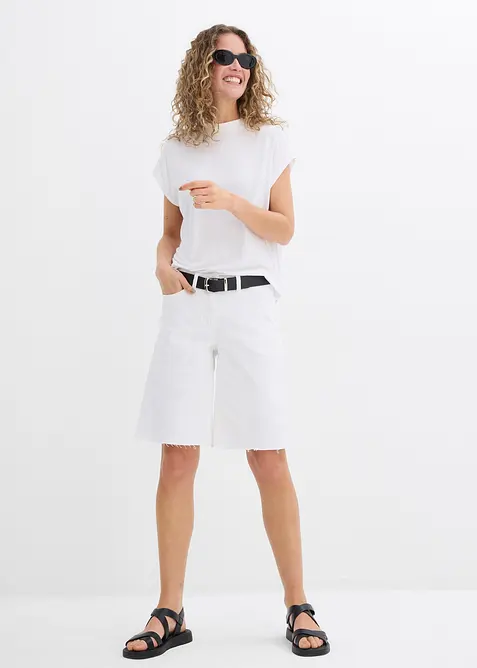 Bermuda met open onderkant, bonprix