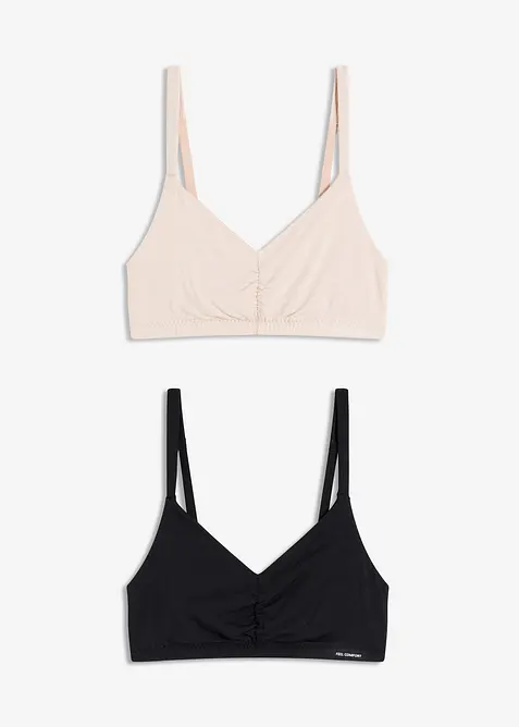 Feel Comfort bralette van zacht modal (set van 2), bonprix