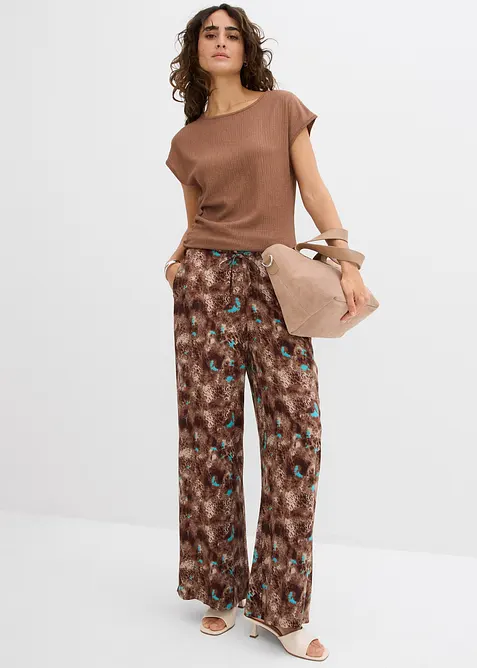 Instapbroek van soepele viscose, bonprix