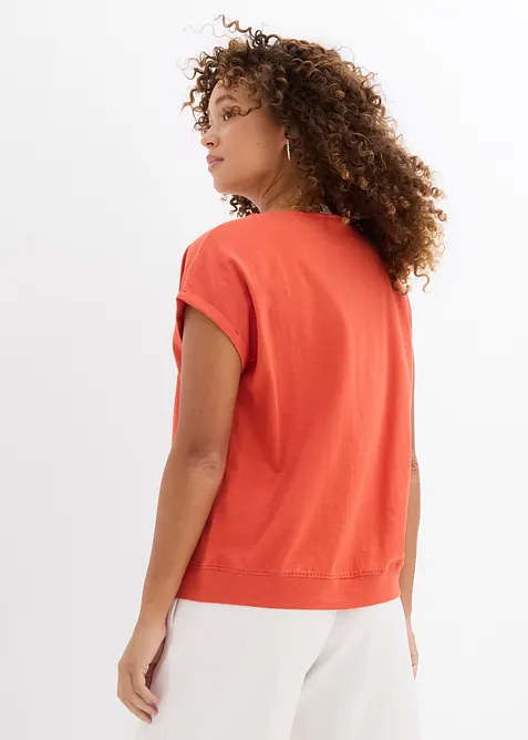 T-shirt van puur biologisch katoen ( set van 2), bonprix