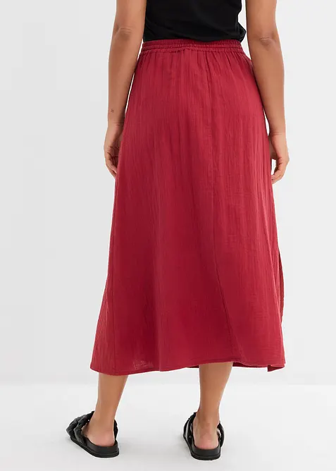 Maxi rok van mousseline, bonprix
