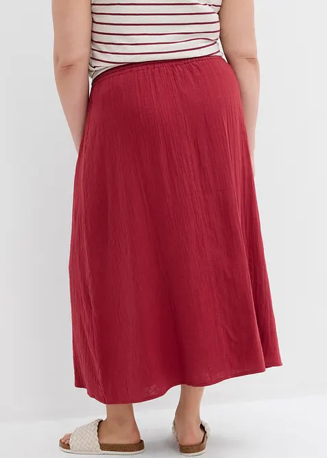 Maxi rok van mousseline, bonprix