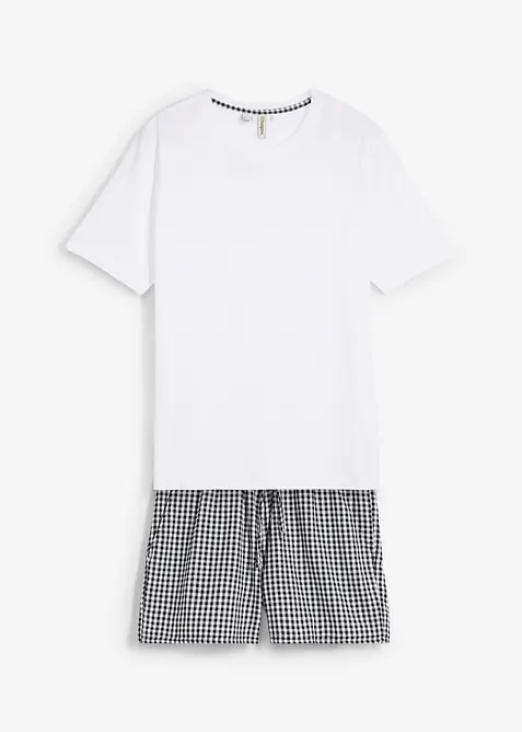 Shortama van puur katoen met korte mouwen, bonprix