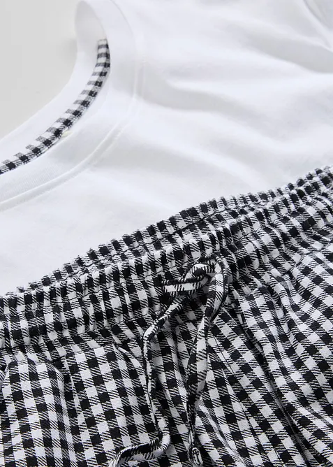 Shortama van puur katoen met korte mouwen, bonprix