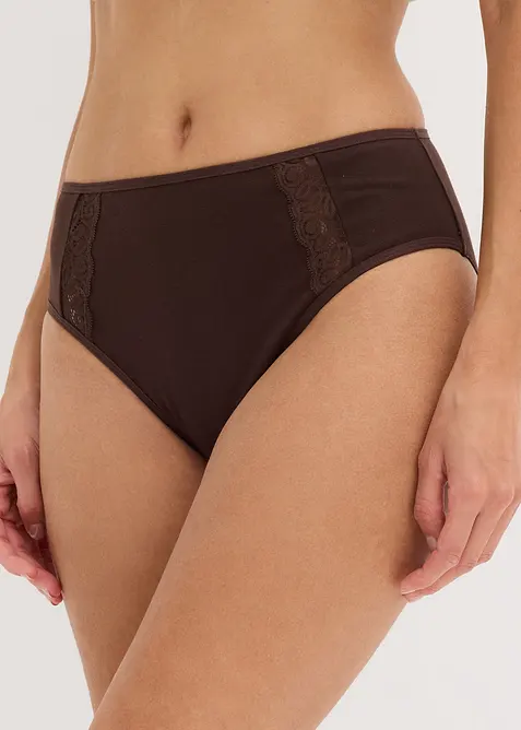 Maxislip (set van 4) met biologisch katoen, bonprix