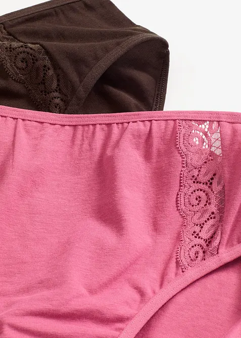 Maxislip (set van 4) met biologisch katoen, bonprix