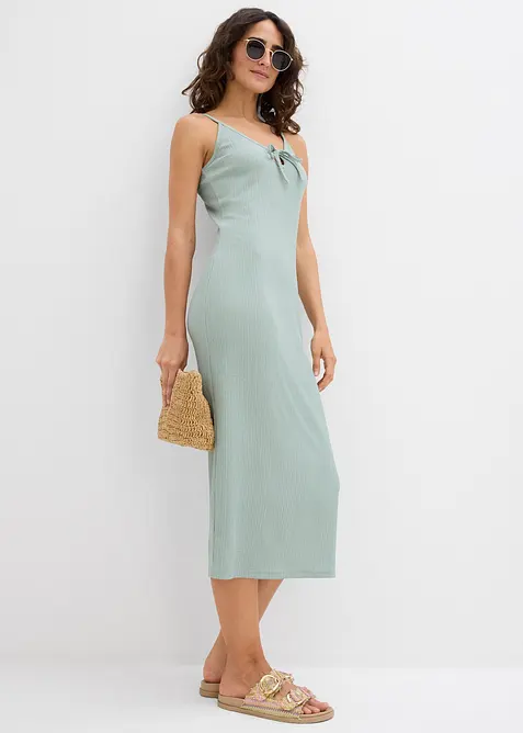 Midi jurk van lichte crêpe, bonprix