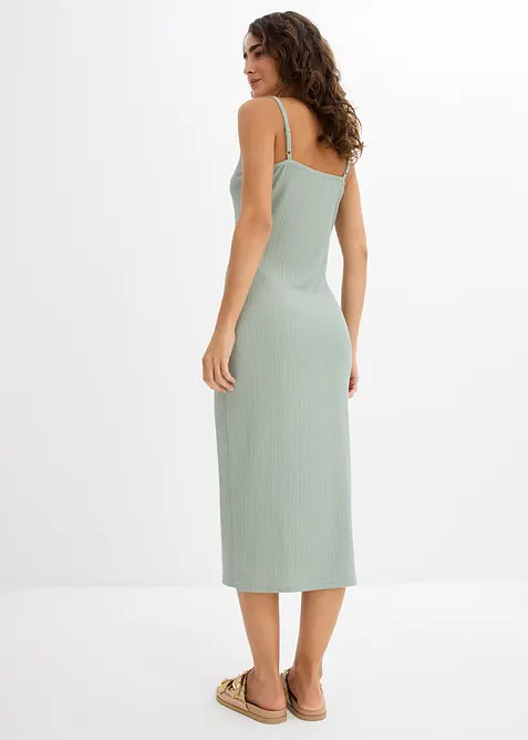Midi jurk van lichte crêpe, bonprix