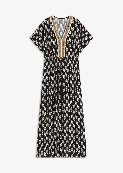 Maxi jurk van soepele viscose, bonprix